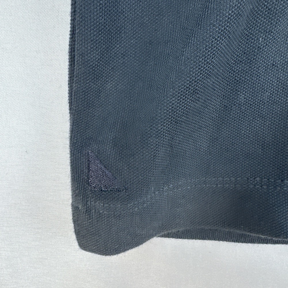 Untuckit Men's Long Sleeve Polo Shirt Gray Medium‎ Cotton Blend - Picture 5 of 6